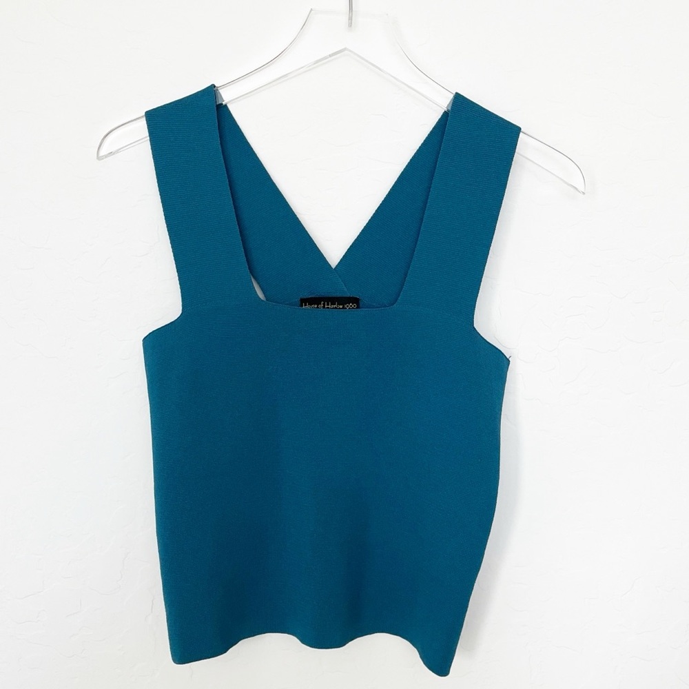 House of Harlow 1960 Teal Tank Top